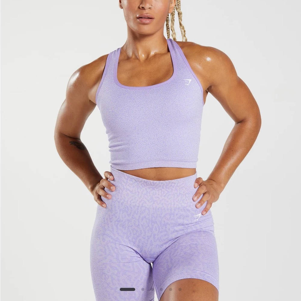 Gymshark Adapt Animal Seamless Shorts & Crop Tank